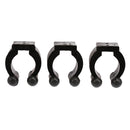 6PCS Billiards Snooker Accessories Cue Clips for Pool Cue Racks Black
