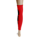 Basketball Football Runners Cyclists Golfers Compression Leg Calf Support Wrap Sports Elastic Sweat Absorbing Brace Sleeve L Red