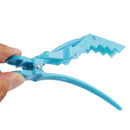 Women Girls Fashionable Hair Styling Tools Hairpin Single Prong Plastic Alligator Hair Clips Women Hairpins Barrette Pack of 6pcs Blue
