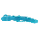 Women Girls Fashionable Hair Styling Tools Hairpin Single Prong Plastic Alligator Hair Clips Women Hairpins Barrette Pack of 6pcs Blue