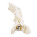 Women Girls Fashionable Hair Styling Tools Hairpin Single Prong Plastic Alligator Hair Clips Women Hairpins Barrette Pack of 6PCS White
