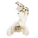 Women Girls Fashionable Hair Styling Tools Hairpin Single Prong Plastic Alligator Hair Clips Women Hairpins Barrette Pack of 5PCS Leopard Print Charms