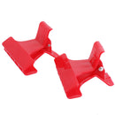Pack of 6 Plastic Butterfly Hairdresser Clamp Salon Hair Color Perm Section Clips Grips Hairpins Black Red White