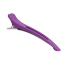 Lightweight Sectioning Clips Hair Dressing Salon Equipment Hair Styling Accessories Purple Pack Of 6PCS
