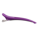 Lightweight Sectioning Clips Hair Dressing Salon Equipment Hair Styling Accessories Purple Pack Of 6PCS