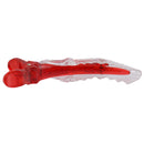 6x Plastic Crocodile Sectioning Salon Shark Hair Clips Hair Styling Hairdressing Clamp Wine red