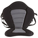 Black Padded Fishing Boat Kayak Seat + Detachable Back Bag Canoe Back Rest