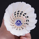 Pack of 12 Feather Badminton Shuttlecocks Outdoor Ball Game Training ED-1011