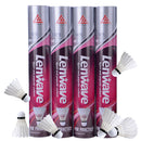 Pack of 12 Feather Badminton Shuttlecocks Outdoor Ball Game Training ED-1011