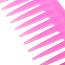 Girls Ladies Curl Hair Anti-static Heat Resistant Wide Tooth Handle Comb