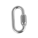 1PC 6mm 316 Stainless Steel Chain Quick Link Marine Grade Outdoor Buckle