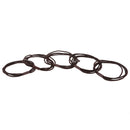 Fashionable Elastic Hair Band Rope Ponytail Holders For Lady Girls Party Hair Decor Accessory Pack of 5PCS Coffee