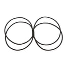 Fashionable Elastic Hair Band Rope Ponytail Holders For Lady Girls Party Hair Decor Accessory Pack of 5PCS Black