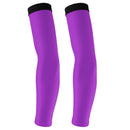 Outdoor Sports Bike Cycling Golf Arm Sleeves Sun UV Rays Protection Comfortable Breathable Arm Warmers Arm Cover 1 Pair Purple XL