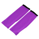 Outdoor Sports Bike Cycling Golf Arm Sleeves Sun UV Rays Protection Comfortable Breathable Arm Warmers Arm Cover 1 Pair Purple XL