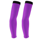 Outdoor Sports Bike Cycling Golf Arm Sleeves Sun UV Rays Protection Comfortable Breathable Arm Warmers Arm Cover 1 Pair Purple XL