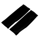 Outdoor Sports Bike Cycling Golf Arm Sleeves Sun UV Rays Protection Comfortable Breathable Arm Warmers Arm Cover 1 Pair Black L
