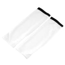 Outdoor Sports Bike Cycling Golf Arm Sleeves Sun UV Rays Protection Comfortable Breathable Arm Warmers Arm Cover 1 Pair White L