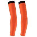 Outdoor Sports Bike Cycling Golf Arm Sleeves Sun UV Rays Protection Comfortable Breathable Arm Warmers Arm Cover 1 Pair Orange XL