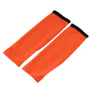 Outdoor Sports Bike Cycling Golf Arm Sleeves Sun UV Rays Protection Comfortable Breathable Arm Warmers Arm Cover 1 Pair Orange XL