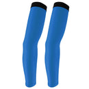 Outdoor Sports Bike Cycling Golf Arm Sleeves Sun UV Rays Protection Comfortable Breathable Arm Warmers Arm Cover 1 Pair Blue XXL