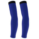 Outdoor Sports Bike Cycling Golf Arm Sleeves Sun UV Rays Protection Comfortable Breathable Arm Warmers Arm Cover 1 Pair Dark Blue XXL