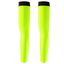 Outdoor Sports Bike Cycling Golf Arm Sleeves Sun UV Rays Protection Comfortable Breathable Arm Warmers Arm Cover 1 Pair Yellow M