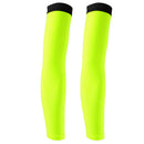 Outdoor Sports Bike Cycling Golf Arm Sleeves Sun UV Rays Protection Comfortable Breathable Arm Warmers Arm Cover 1 Pair Yellow L
