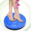 Fitness Twister Massage Waist Twisting Disc Waist Foot Exercise Tool Blue