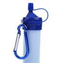 Portable Practical Water Filter Purifier Outdoor Camping Survival Gear White Blue