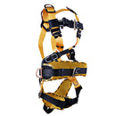 Full Body Rock Climbing Rappelling Mounatinnering Safety Harness Seat Belt Black