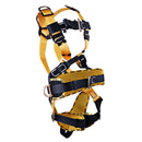 Full Body Rock Climbing Rappelling Mounatinnering Safety Harness Seat Belt Black