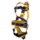 Full Body Rock Climbing Rappelling Mounatinnering Safety Harness Seat Belt Black