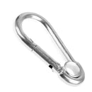Outdoor Climbing Durable Mini Stainless Steel Safety Hook Keychain Carabiner