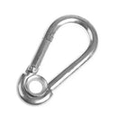 Outdoor Climbing Durable Mini Stainless Steel Safety Hook Keychain Carabiner