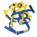 Full Body Rock Climbing High Work Rappelling Safety Harness Seat Belt Gear