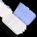 Double Layer Plastic Fishing Tackle Box-13 slot Hooks Beads Accessories Case