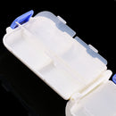 Double Layer Plastic Fishing Tackle Box-13 slot Hooks Beads Accessories Case