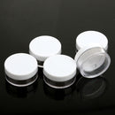3g Empty Jars Round Cream Bottles Plastic Cosmetic Pots Jars Container Pack of 5