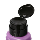 Nail Art Polish Liquid Pump Dispenser Remover Plastic Empty Bottle Random Color