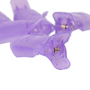 Durable 10 PCS Nail Art Plastic Soak Off UV Gel Polish Remover Clip Cap- Random Color