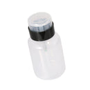 Nail Art Press Pump Dispenser Essential Remover Transparent Plastic Bottle