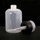 Nail Art Press Pump Dispenser Essential Remover Transparent Plastic Bottle