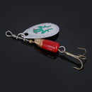 16 PCS Fishing Lure Set Hard Metal Sequin Bait Crankbaits Ring Pin
