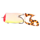 55 mm 2-Steel Hooks Orange Frog Topwater Fishing Lure Bait Crankbait for Salmon