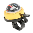 Alloy Plastic Bicycle Safety Bike Ring Bicycle Alarm Bell Handlebar Horn with Compass