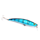 10pcs Hard Bait Artificial Minnow Fishing Lures Swimbait with Treble Hooks