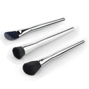 GUJHUI 3pcs Soft Pro Foundation Makeup Brushes Premium Synthetic Cosmetic Makeup Brush Set