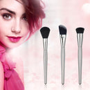 GUJHUI 3pcs Soft Pro Foundation Makeup Brushes Premium Synthetic Cosmetic Makeup Brush Set