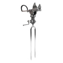 Stainless Steel Single Spring Fishing Pole Rod Stand Bracket Ground Holder